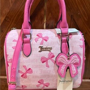 Juicy Couture Simply Sweet Pink Bow Satchel
